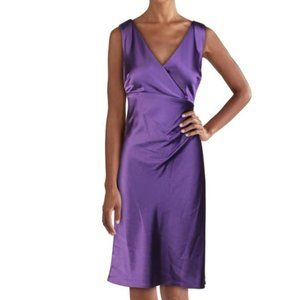 NEW Ralph Lauren Purple satin dress, 4